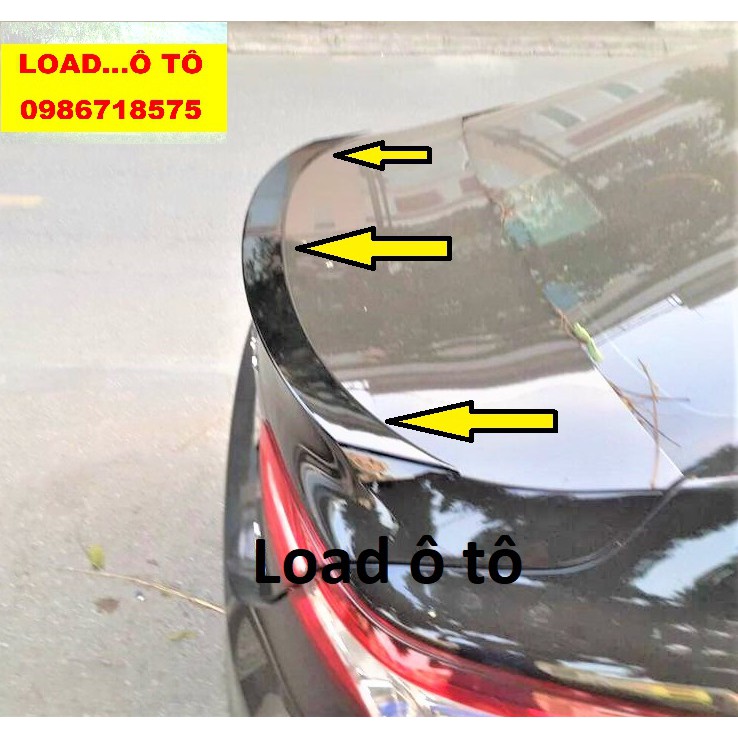 Đuôi Gió Liền Cốp Xe Toyota Camry 2019-2021 Hàng Sơn Hoặc Mộc Chưa Sơn, Sẵn Keo Dán 3M