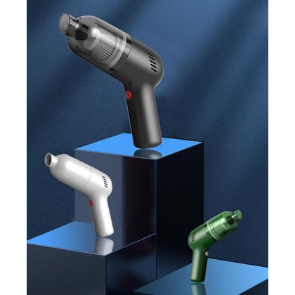 Máy Hút Bụi Mini Cầm Tay Không Dây - Lực Hút Cực Mạnh 8000pa - Làm Sạch Sàn Nhà, Ô Tô