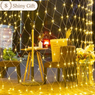 Đèn rèm led lưới cá vàng, đủ màu