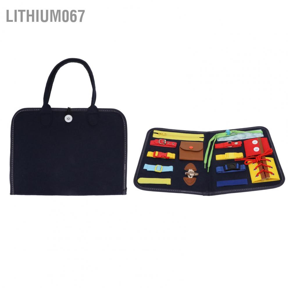 Lithium067 Bảng cảm giác Montessori Học kỹ năng vận động tốt hoạt quan cho trẻ em mới biết đi