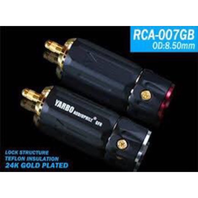 đầu cắm jack AV-RCA yarbo 007gb-giá bán 1 chiếc