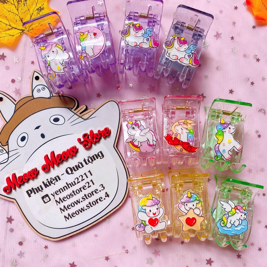 ❣️Ảnh MeowMeow❣️Kẹp Tóc Càng Cua 5R Hình Quả Bơ, Trái Cây - Kẹp Càng Cua❣️