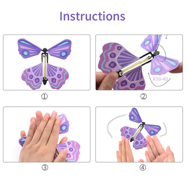 Đồ chơi Bướm bay ma thuật Magic Butterfly, đồ chơi bướm bay kỳ diệu giải trí cho bé