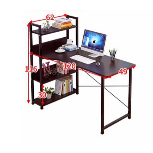 Bàn làm việc liền kệ Tâm House BXG006 NEW (120*55cm) | BigBuy360 - bigbuy360.vn