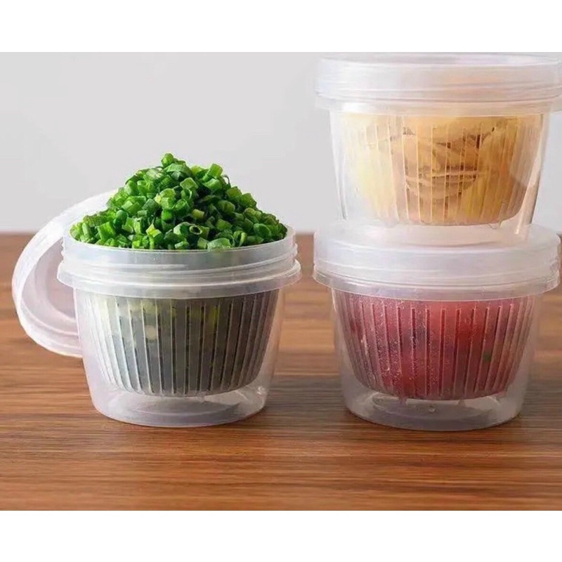 Hộp Đựng Bảo Quản Thực Phẩm Tách Nước Luôn Tươi Ngon