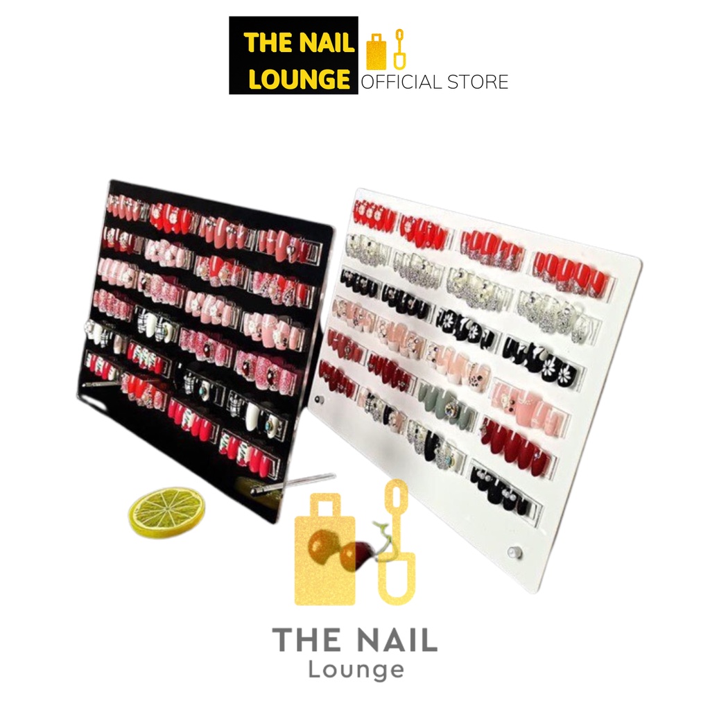 Bảng Mica trưng bày móng nail mẫu