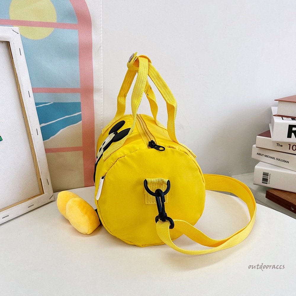 DISNEY Túi Xách Du Lịch Đa Năng Siêu Nhẹ In Họa Tiết Chuột Mickey Dễ Thương Cho Bé