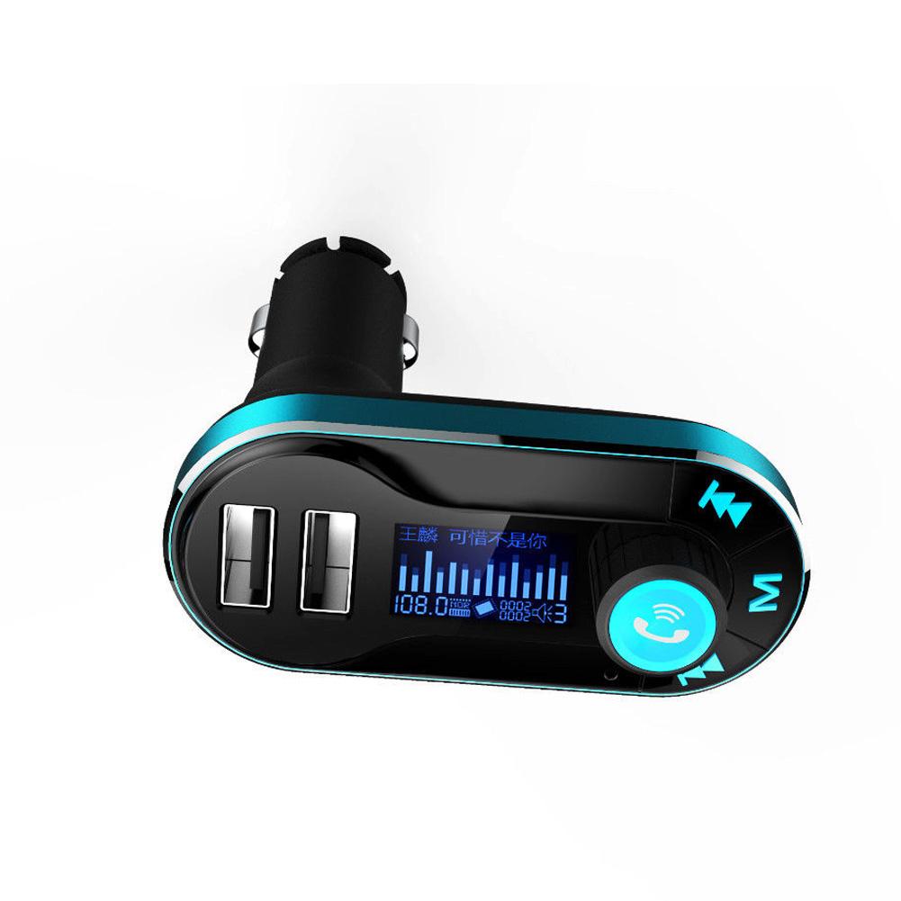 Bộ phát sóng FM trên ô tô Máy nghe nhạc MP3 Bộ điều hợp radio Bộ sạc w / Điều khiển từ xa LCD