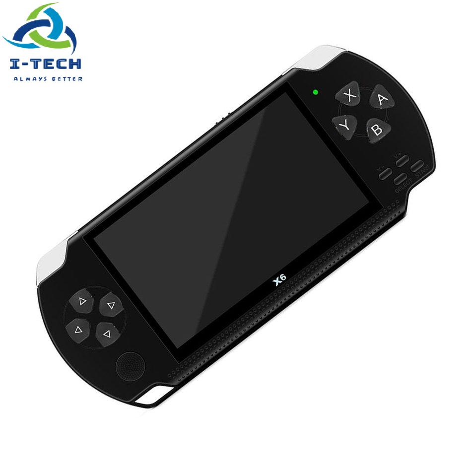 Máy Chơi Game Cầm Tay Mp5 Mp4 X6 Psp 8gb Màn Hình Máy Ảnh Tinh Tế