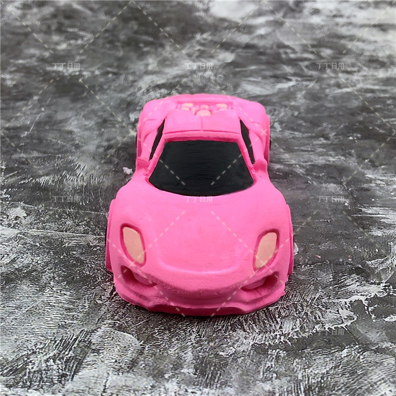 Khuôn silicone Tạo Hình Xe Hơi 3D Trang Trí Bánh