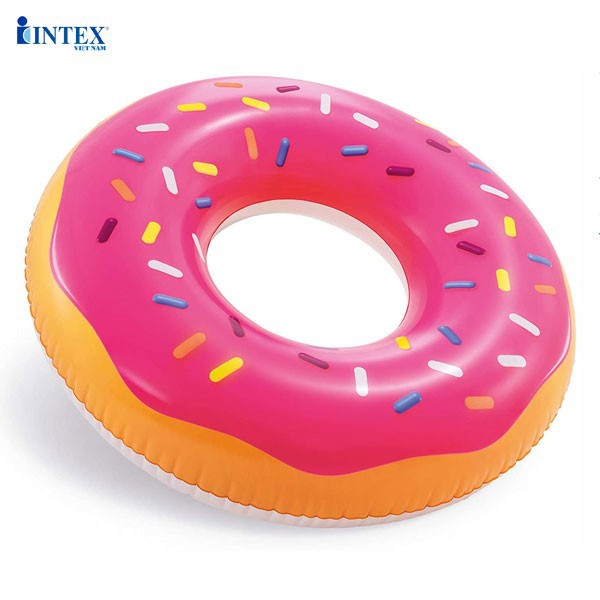 Phao bơi khổng lồ donut 99cm chính hãng INTEX tải trọng tới 100kg_mã 56256