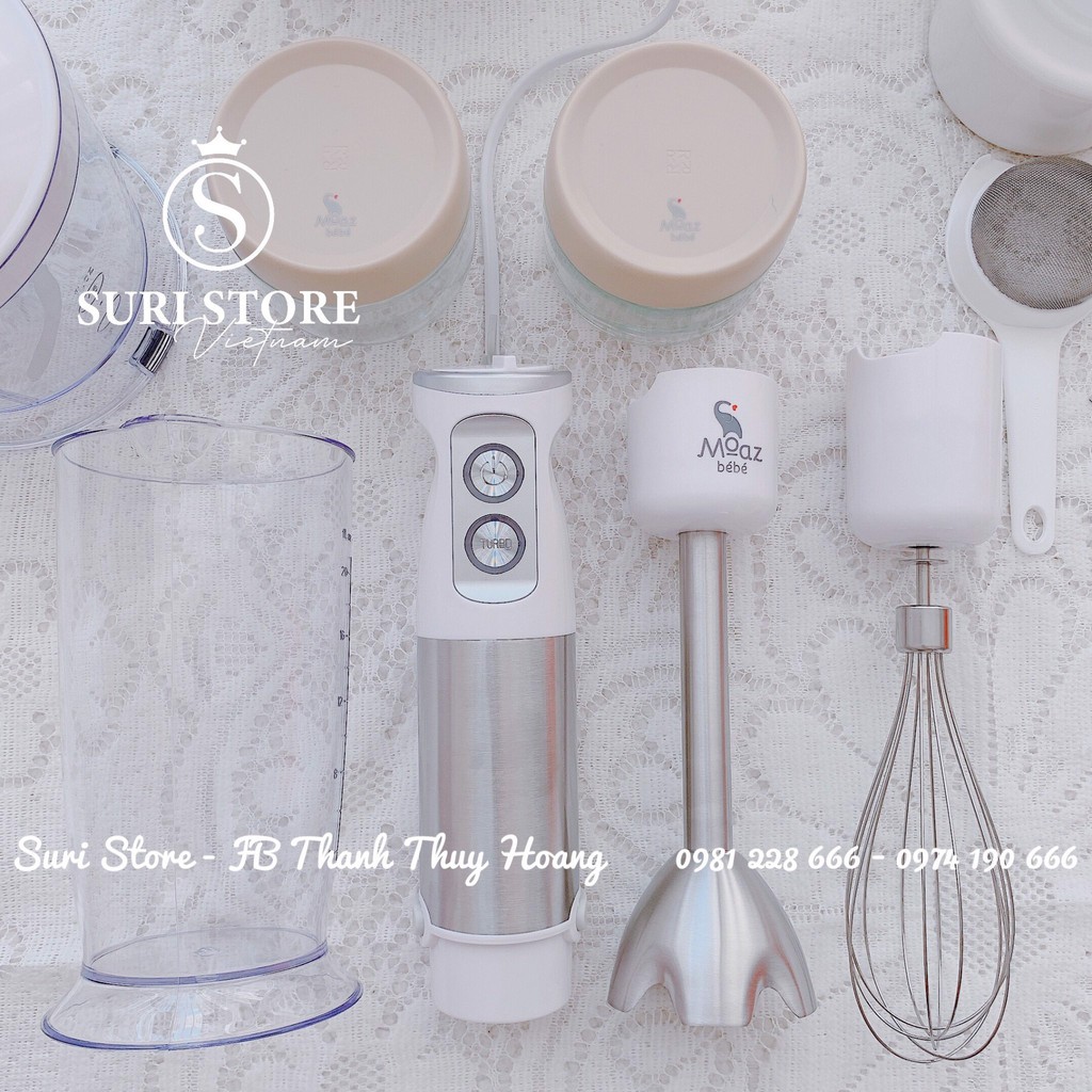 Chính hãng - Máy xay cầm tay Moaz bebe MB 026