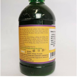 Nước tắm Dao Đỏ - (dành cho người lớn chai 500ml)