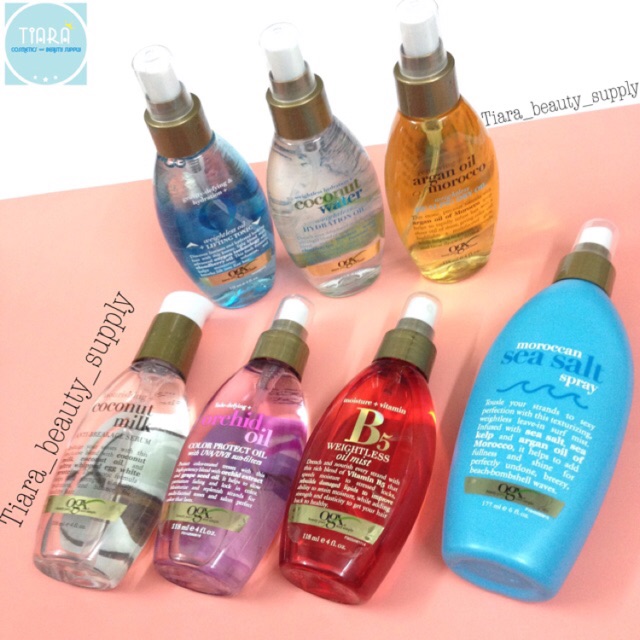 Nước xịt dưỡng tóc OGX Weightless Oil Mist