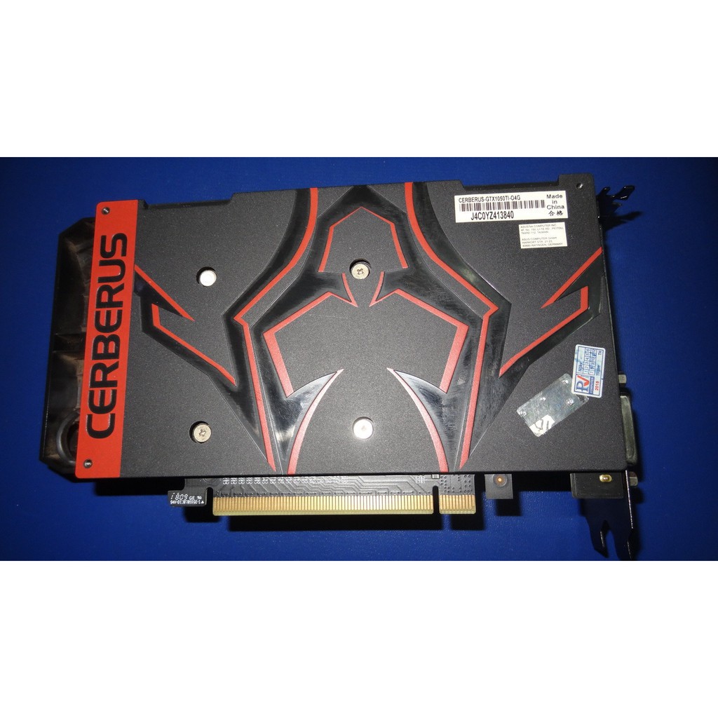 VGA Asus CERBERUS-GTX1050TI-O4G (NVIDIA Geforce/ 4Gb/ DDR5/ 128 Bits) 95