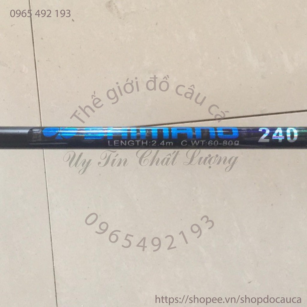 Cần câu cá 2,4 m dành cho người mới tập câu ( rẻ vô địch )
