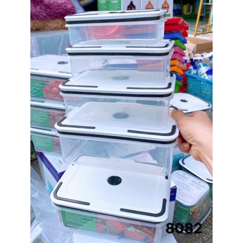 Bộ 5 Hộp Nhựa Đựng Thực Phẩm, Hộp Đựng Thức Ăn