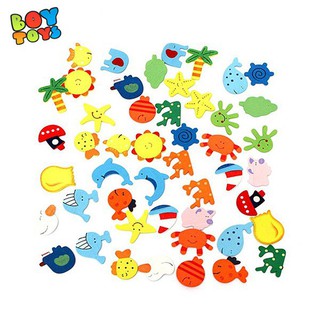 [Bebu123]Bộ đồ chơi 12 sinh vật biển có nam châm bằng gỗ