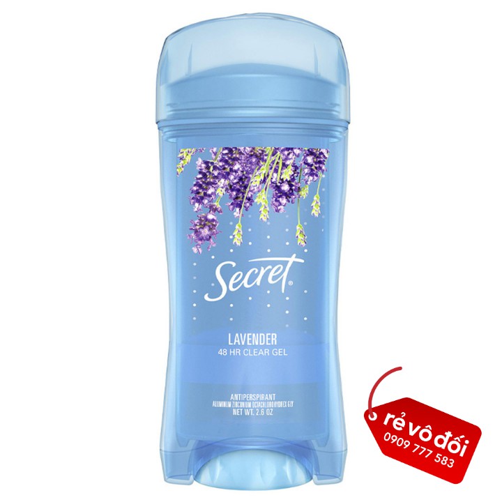 Lăn khử mùi Secret Clear dạng Gel ngăn tiết mồ hôi và khử mùi nữ dài lâu 73g - Mỹ | BigBuy360 - bigbuy360.vn