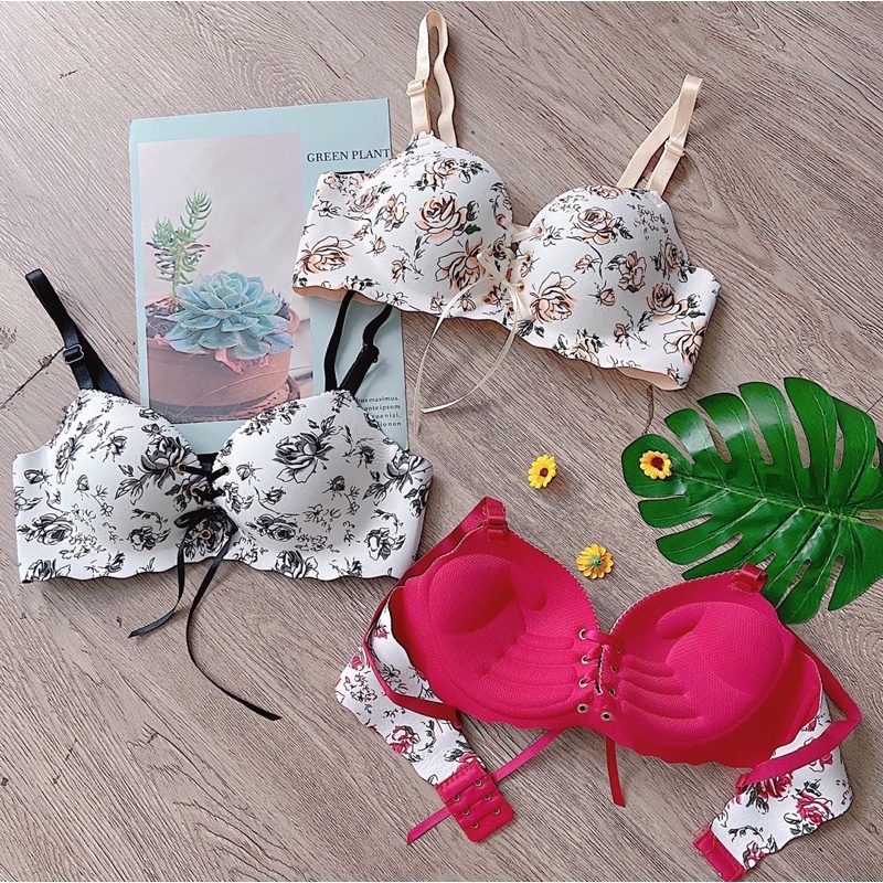 [ Không gọng ] 💢 Áo lót hoạ tiết hoa gợi cảm - AL006 | BigBuy360 - bigbuy360.vn