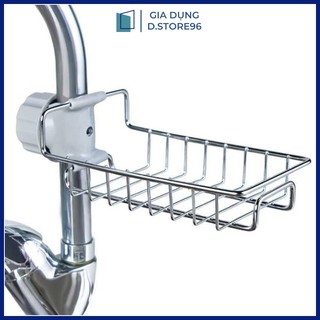 Kệ đựng đồ rửa chén inox gắn vòi tiện lợi
