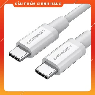 Cáp usb type c to usb type c kết nối sạc, truyền dữ liệu ugreen 60518 - hàng chính hãng