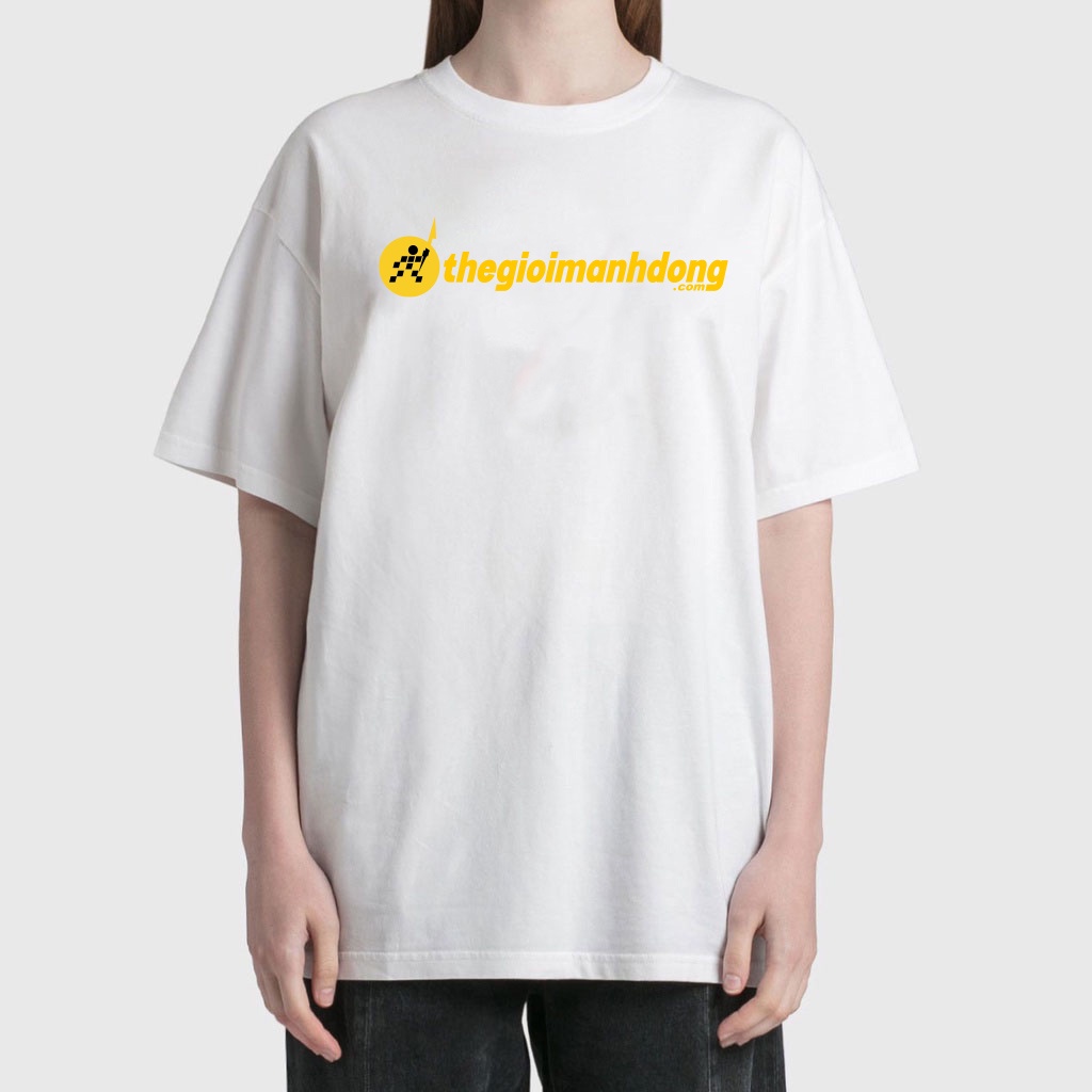 Áo Thun Nam Nữ Tấu Hài TheGioiManhDong, Áo Phông Unisex Cotton 2 Chiều MÀU ĐEN Mặc Phong Cách Trẻ Trung Năng Động