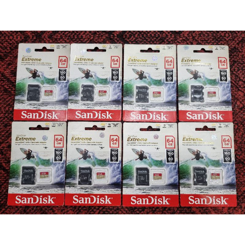 [MUA 1 TẶNG 1] Thẻ nhớ cao cấp MicroSD Sandisk Extreme 64GB V30 | BigBuy360 - bigbuy360.vn