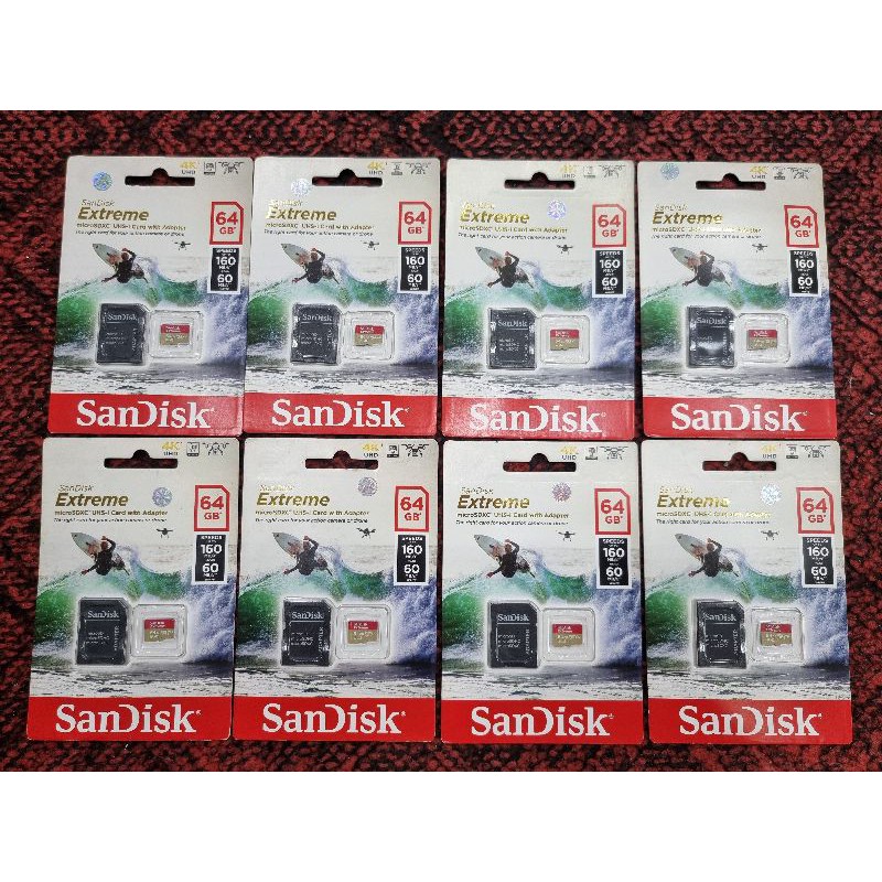 [MUA 1 TẶNG 1] Thẻ nhớ cao cấp MicroSD Sandisk Extreme 64GB V30