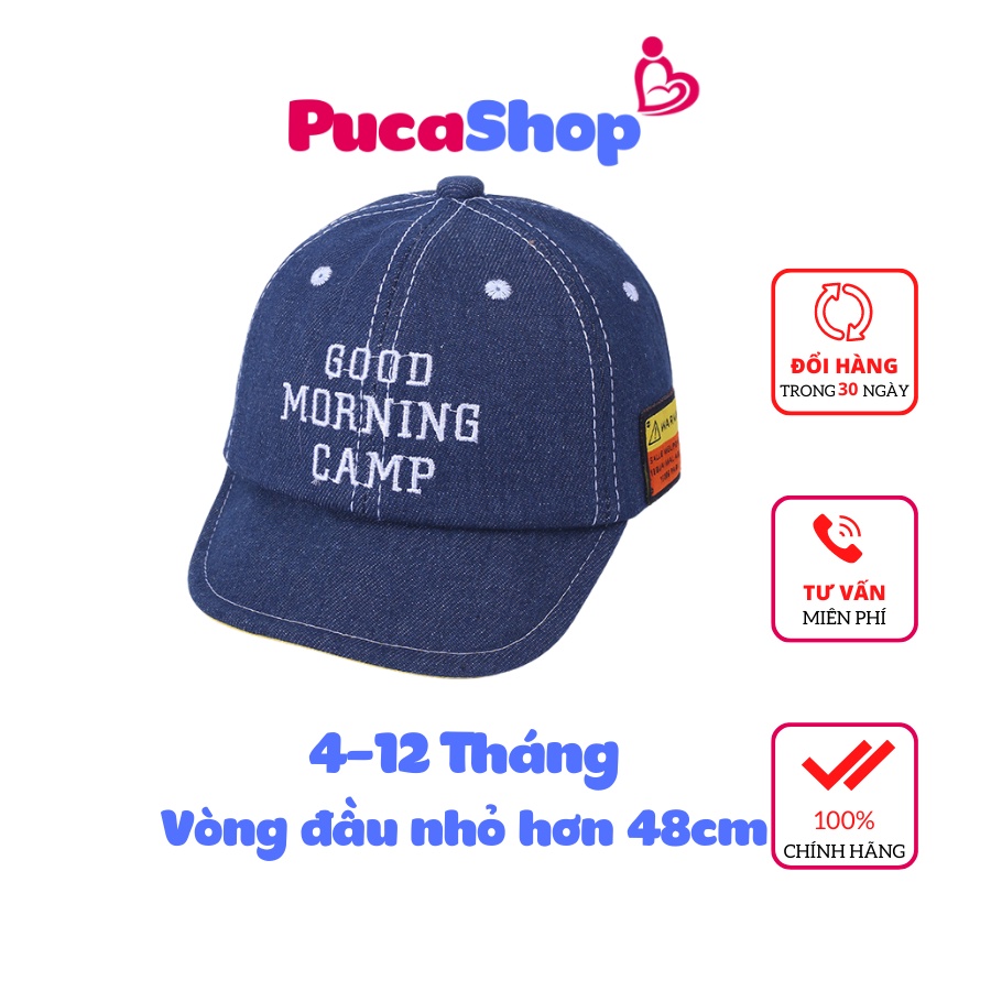 Mũ nón lưỡi trai bê rê cho bé trai bé gái xinh 4-12 Tháng kiểu trẻ em hàn quốc dễ thương PUCASHOP