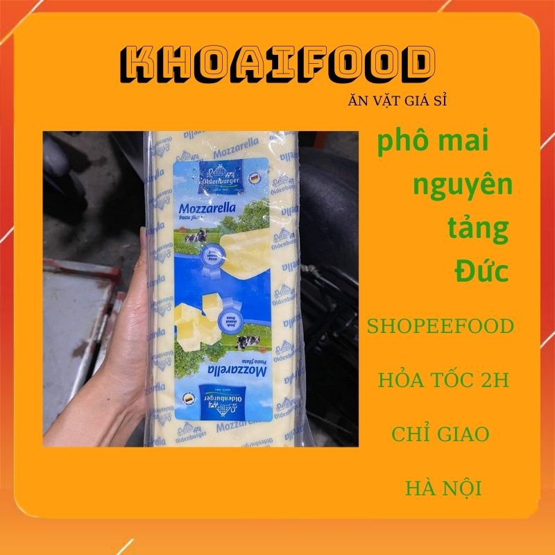 PHÔ MAI KÉO SỢI MOZZARELA ĐỨC THƠM NGON, KÉO SỢI TỐT TẢNG 2.5KG