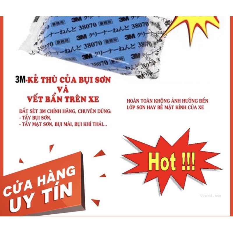 Đất sét tẩy bụi sơn 3M 38070 hàng chính hãng