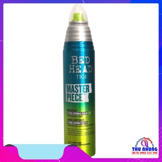 Keo xịt bóng tóc giữ nếp cứng vừa Tigi Bed Head Masterpiece Shine Hairspray 300ml