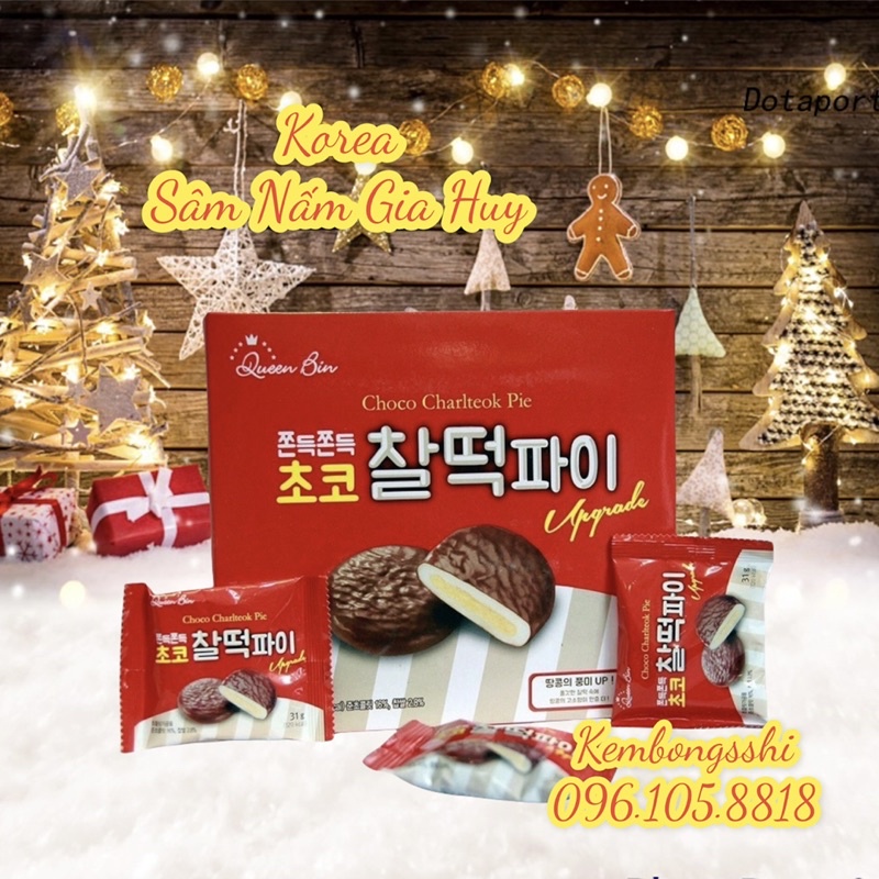 Bánh Choco Charlteok Pie Queen Bin Hàn Quốc 310gr_SIÊU NGON