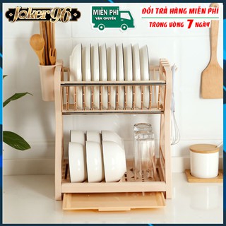 Kệ để chén bát nhà bếp phòng trọ thoát nước thông minh, Giá để bát thông minh nhỏ gọn