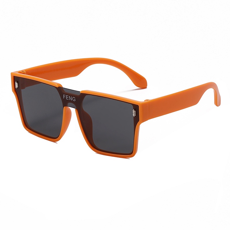 Kính Mát Gọng Vuông Chống Tia UV Phong Cách Vintage Dành Cho Các Bé