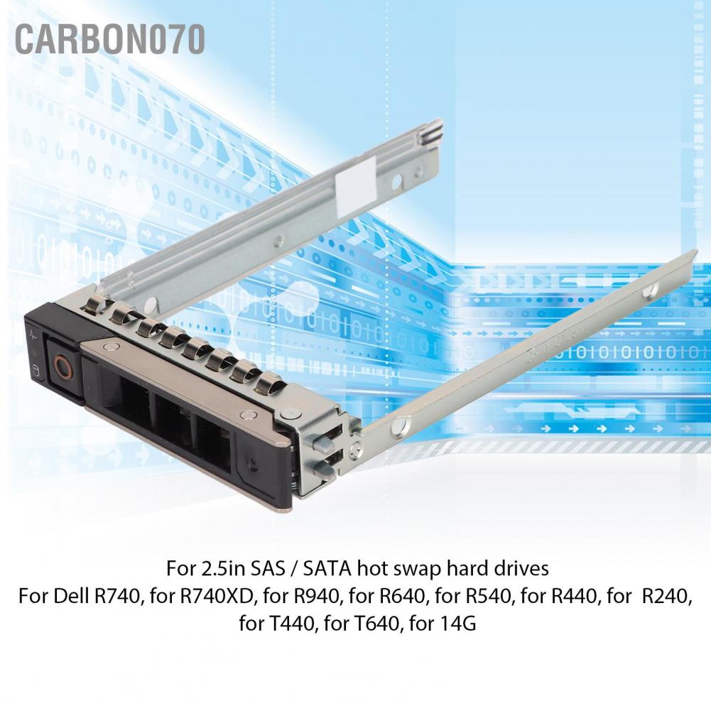 [Hàng Sẵn] DXD9H Khay Đựng Ổ Cứng HDD SAS / SATA 2.5in Cho Dell R740 R740XD R940 R640 R540 R440 R240 T440 T640 14G【Carbon070】