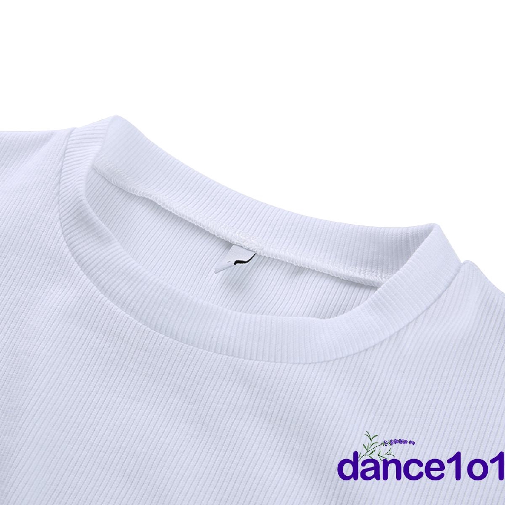 Áo thun tay ngắn màu trơn thanh lịch tùy chọn màu sắc dành cho nữ