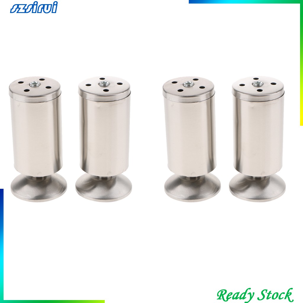 Set 4 Chân Bàn Ghế Bằng Thép Không Gỉ 2inch