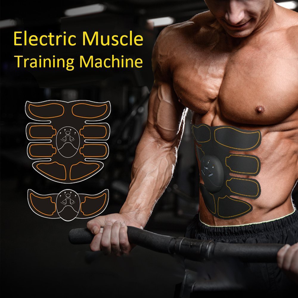 Đai tập cơ bụng EMS ABS Máy kích thích cơ thể Toning Unisex Fitness Training Training Gear Simulator Bụng