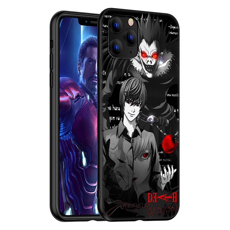 Ốp điện thoại mềm in hình Death Note thích hợp cho iPhone 7 8 7+ 8+ 6+ 6S+ XR XS Max 5 5s 38LU