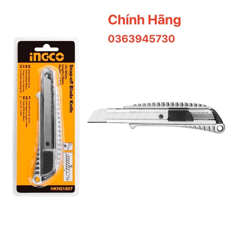ĐỒ NGHỀ INGCO Dao rọc giấy HKNS1807