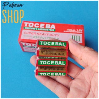 Hộp pin tiểu size aa 1,5v toceba hộp 40 viên
