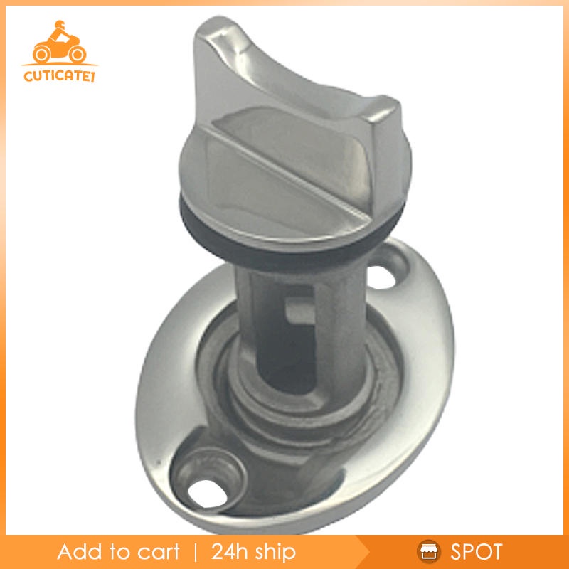 Nút chặn lỗ thoát nước hình oval 1" bằng thép không gỉ cho thuyền Kayak

