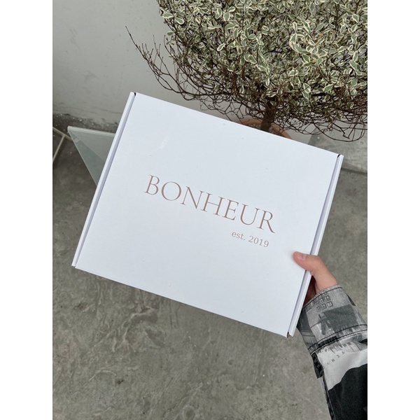 Hộp giấy Bonheur gói quà