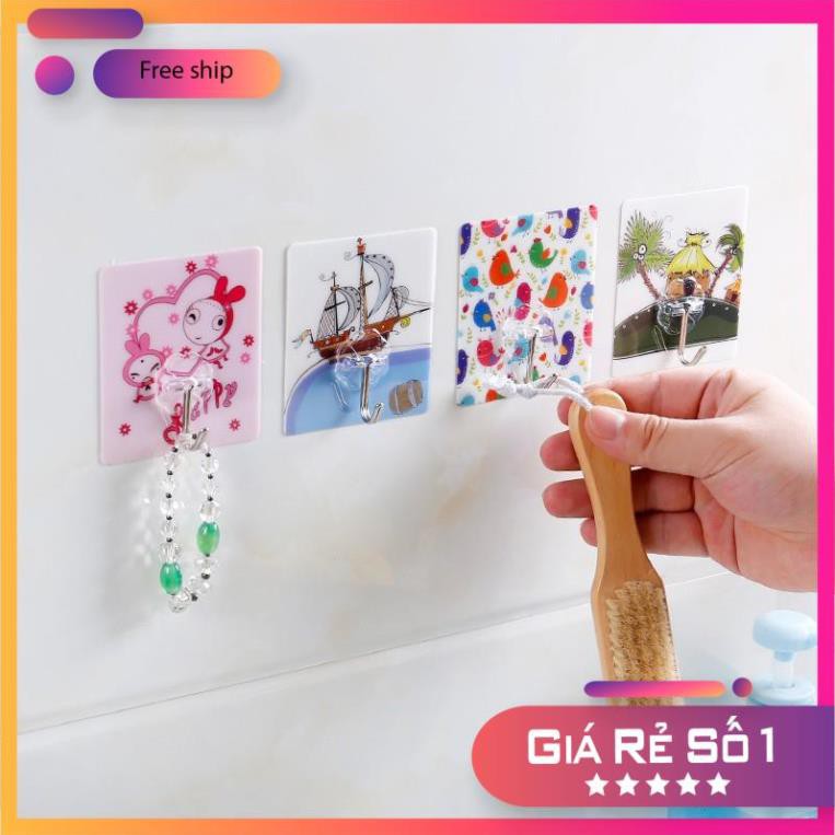 Móc dán tường treo đồ chịu lực cao cấp 3D [GDTI_24H]