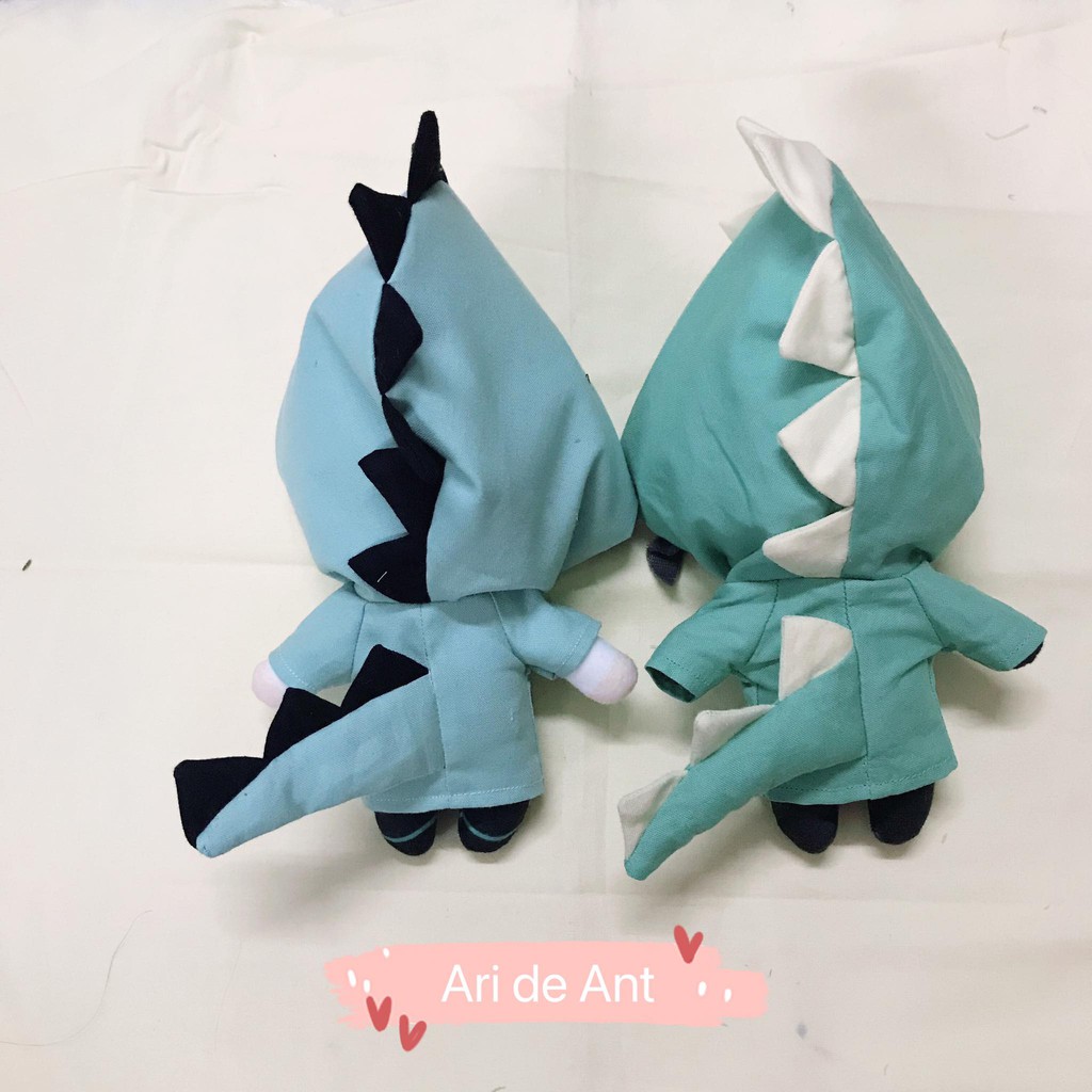 Áo khoác hình khủng long cho doll Twisted Wonderland, Kpop doll, Nuistar, Prince Cat, Nitotan