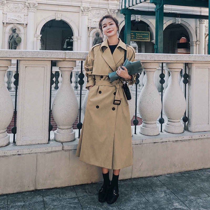 Áo Trench Coat Nữ Kaki MG