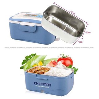 Hộp cơm hâm nóng Chefman ruột inox