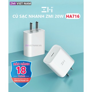 Củ Sạc Điện Thoại, Củ Sạc Nhanh HA716 20W